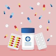 medicine pill and drugs