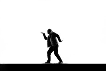 silhouette of a person