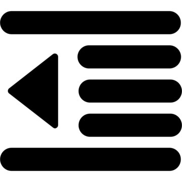 Outdent Icon