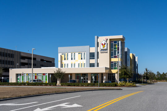 Orlando, Florida, USA - January  29, 2022: RMHC Central Florida In Orlando, Florida, USA. Ronald McDonald House Charities (RMHC) Is An Independent American Nonprofit Organization. 