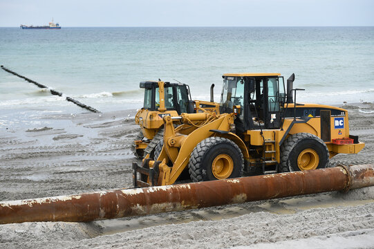 Landgewinnung an der Ostsee 