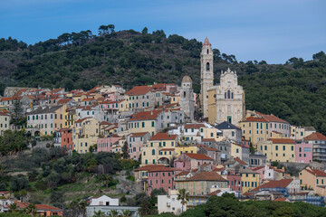 Fototapeta na wymiar Liguria Cervo italia