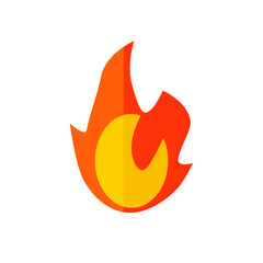 Flame icon. Flames and gas. Vectors.