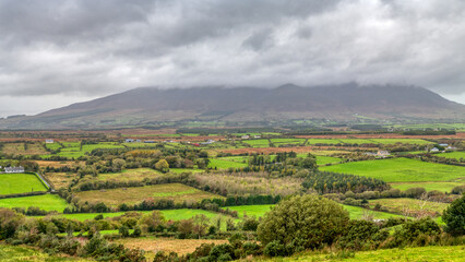 Fototapeta na wymiar Landscape view at Nephin Mountain in County Mayo Ireland