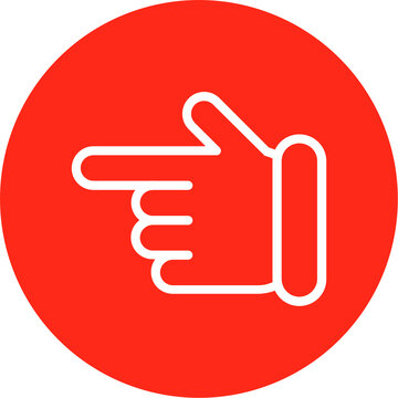 Hand Point Left Icon