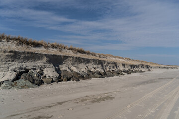 Beach Erosion at North End Beach, Avalon, New Jersey 