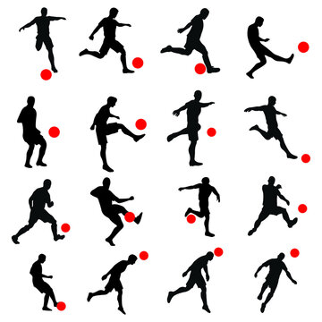 players silhouettes