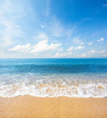 Foto auf Leinwand beautiful beach and tropical sea © Alexander Ozerov