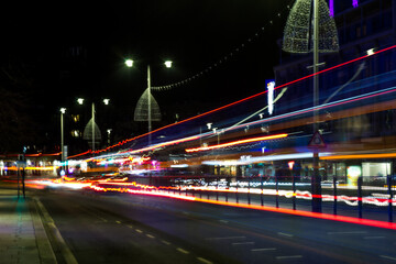 Light Trails of Town Center