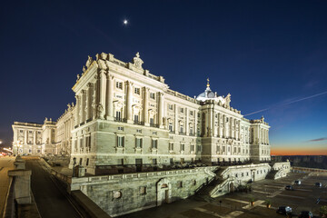 Obraz premium Royal Palace of Madrid, Spain