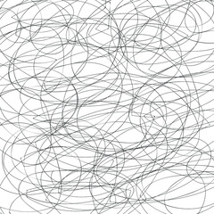 Freehand Black Lines Texture On White Background
