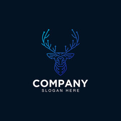 Deer Tech Logo Design