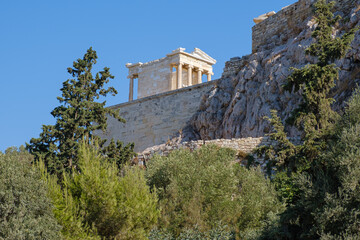 Fototapeta premium Athena Nike temple on Acropolis of Athens, Greece