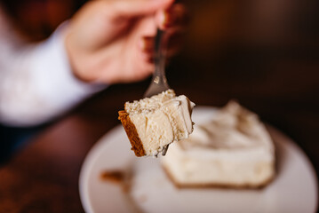 lemon pie with meringue and lemon zest