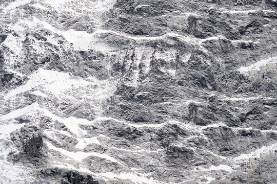 Photography of snow mountain texture