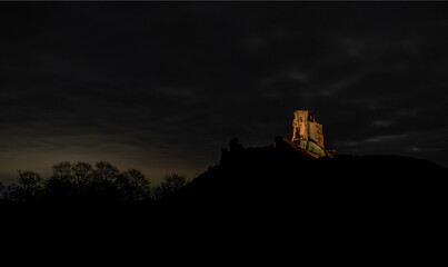 Castle in the dark