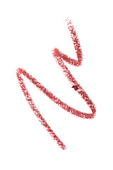 Lip liner stroke on white background- Image