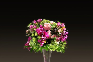 colorful flower arrangement for wedding