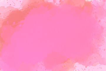 Love background in bright barbie pink surrounded by red in a fresh young splash style