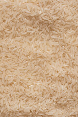 lots of uncooked white rice