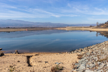 Amazing view of Drenov Dol reservoir, Bulgaria