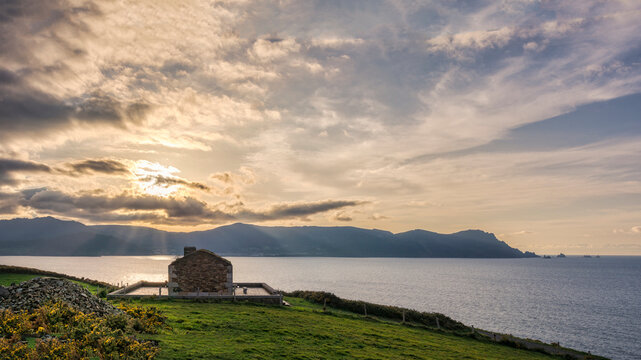 Cabo Ortegal desde la Garita da Vela, Espasante, Ortigueira, A Coru&ntilde;a, Galicia.