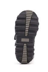 children's winter boots on white background.