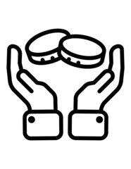 Get Money Salary Payment Flat Icon Isolated On White Background