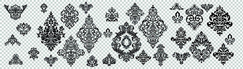Set of ornate vector ornaments