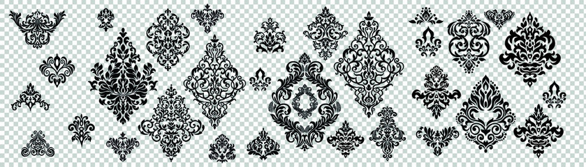 Set of ornate vector ornaments