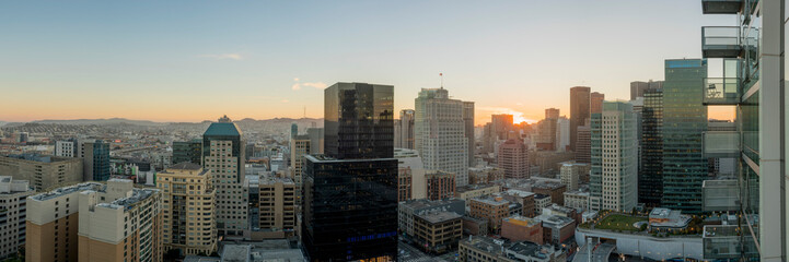 Obraz premium Panoramic image of San Francisco