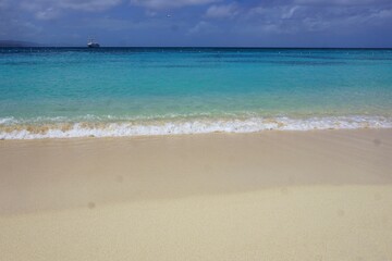 Doctors cove beach in Montego bay in Jamaica