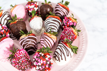 Chocolate dipped strawberries