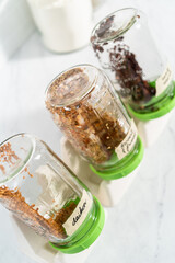 Growing sprouts in a jar