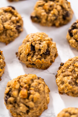 Soft Oatmeal Raisin Walnut Cookies