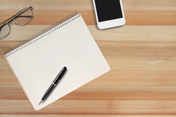 2021 Review concept. Writing and preparing for new year 2022 resolutions