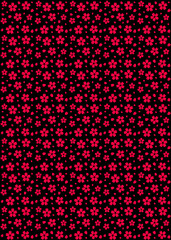 シームレス桜のパターン※eps分解可能