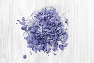 Smashed trend color very peri eyeshadow concept