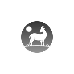 Goat logo icon illustration template