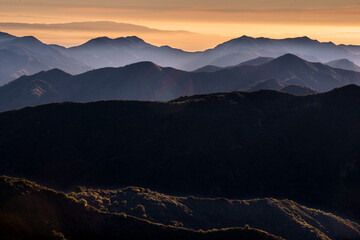 California Wilderness mountain sunrise