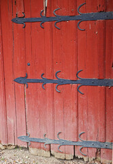 red barn door