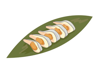 手描きの鮒ずしのイラスト