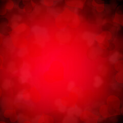 abstract background with hearts