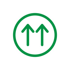 Arrow icon design template vector isolated illustration