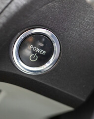 Electric car push start button