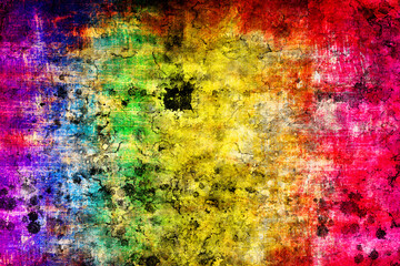 abstract grunge background in rainbow colors
