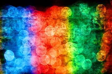 abstract grunge background in rainbow colors