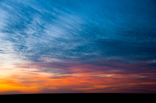 Cirrostratus Sunset in the Outback