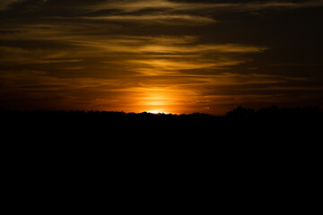 Sunset over the Hills