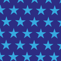 Obraz premium vector 4th of July seamless pattern with stars